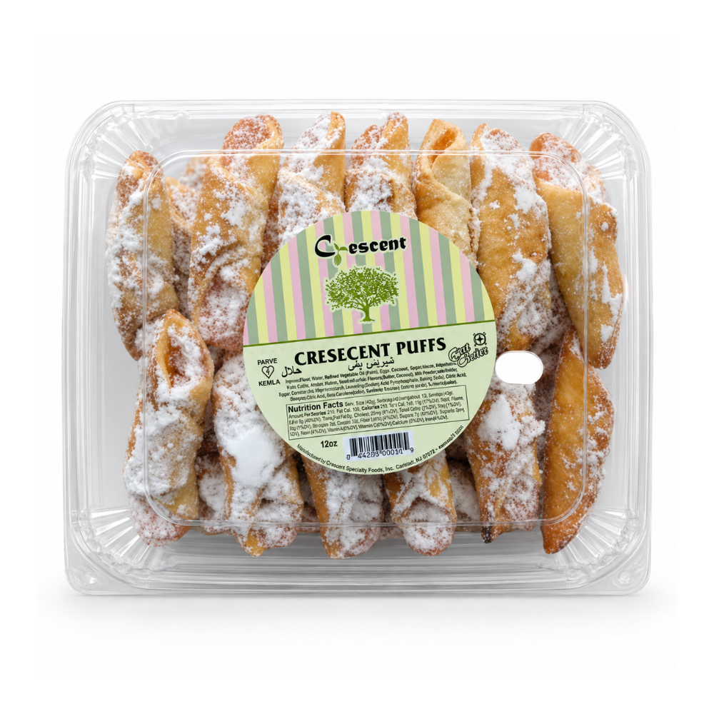 BK0104 – Crescent Puffs Cookies 12 x 12 oz.