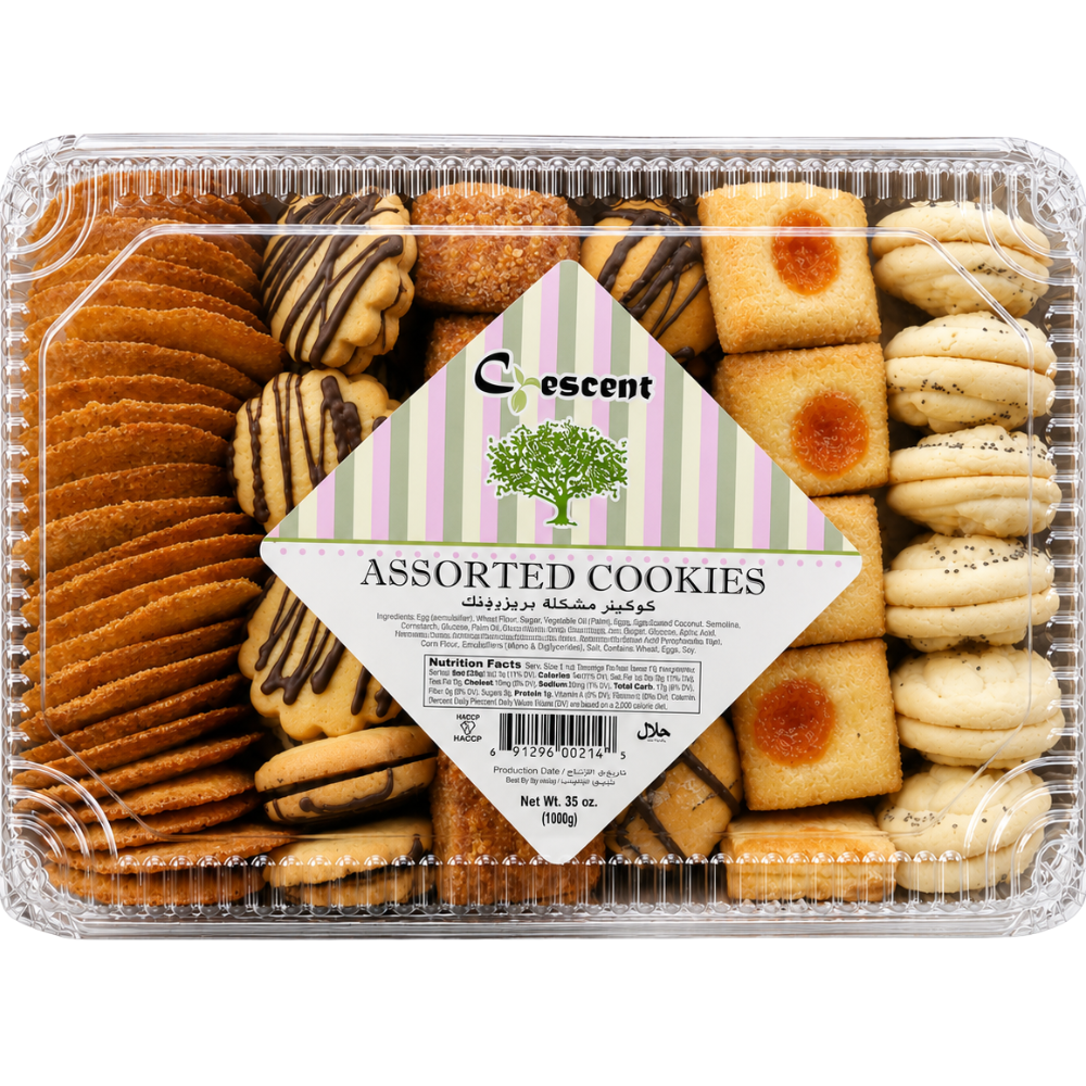 BK0109 – Crescent Gift Pack Assorted Cookies 8 x 850 g