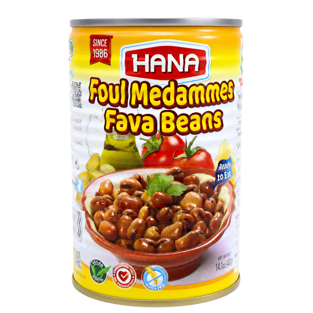 BN0202 - HANA Foul Medammes Fava Beans 24 x 400g