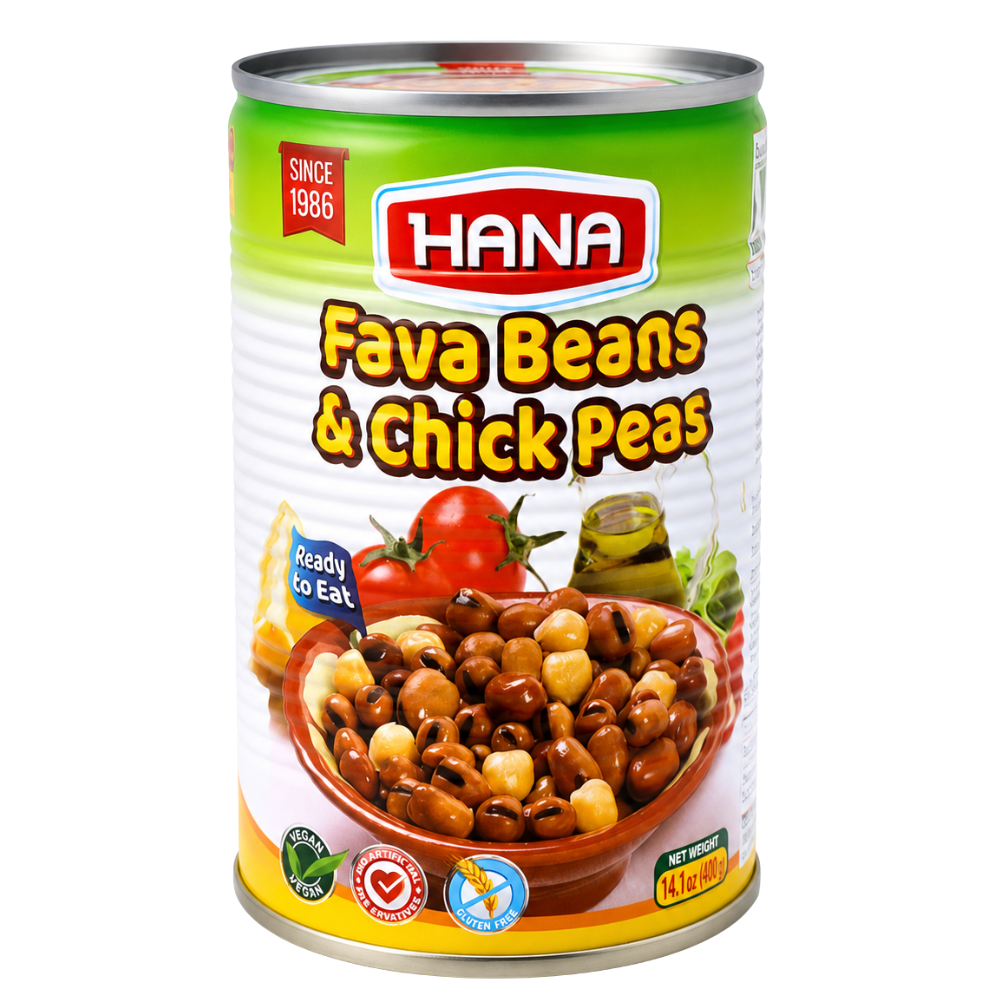BN0205 - HANA Foul Medammes with Chick peas 24 x 400g