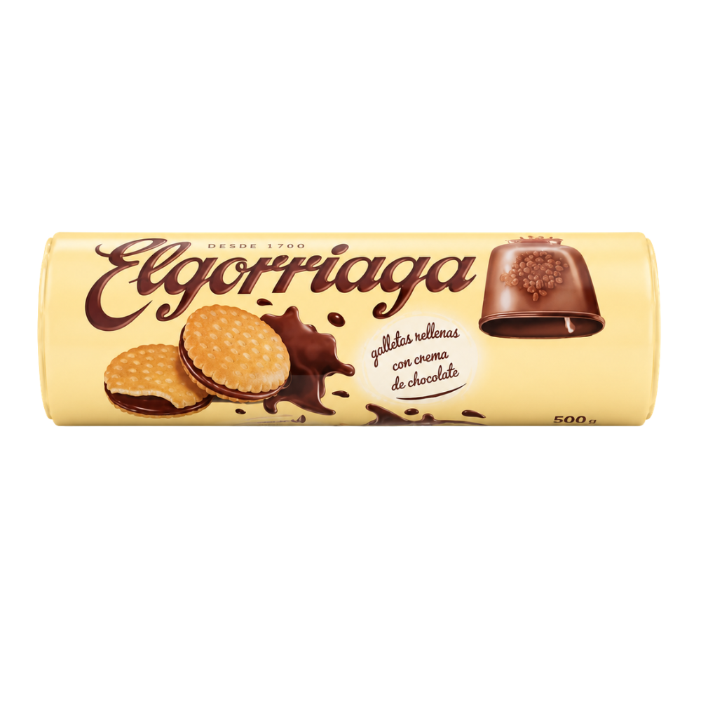 CB02M – Elgorriaga Chocolate Sandwich 15x500g