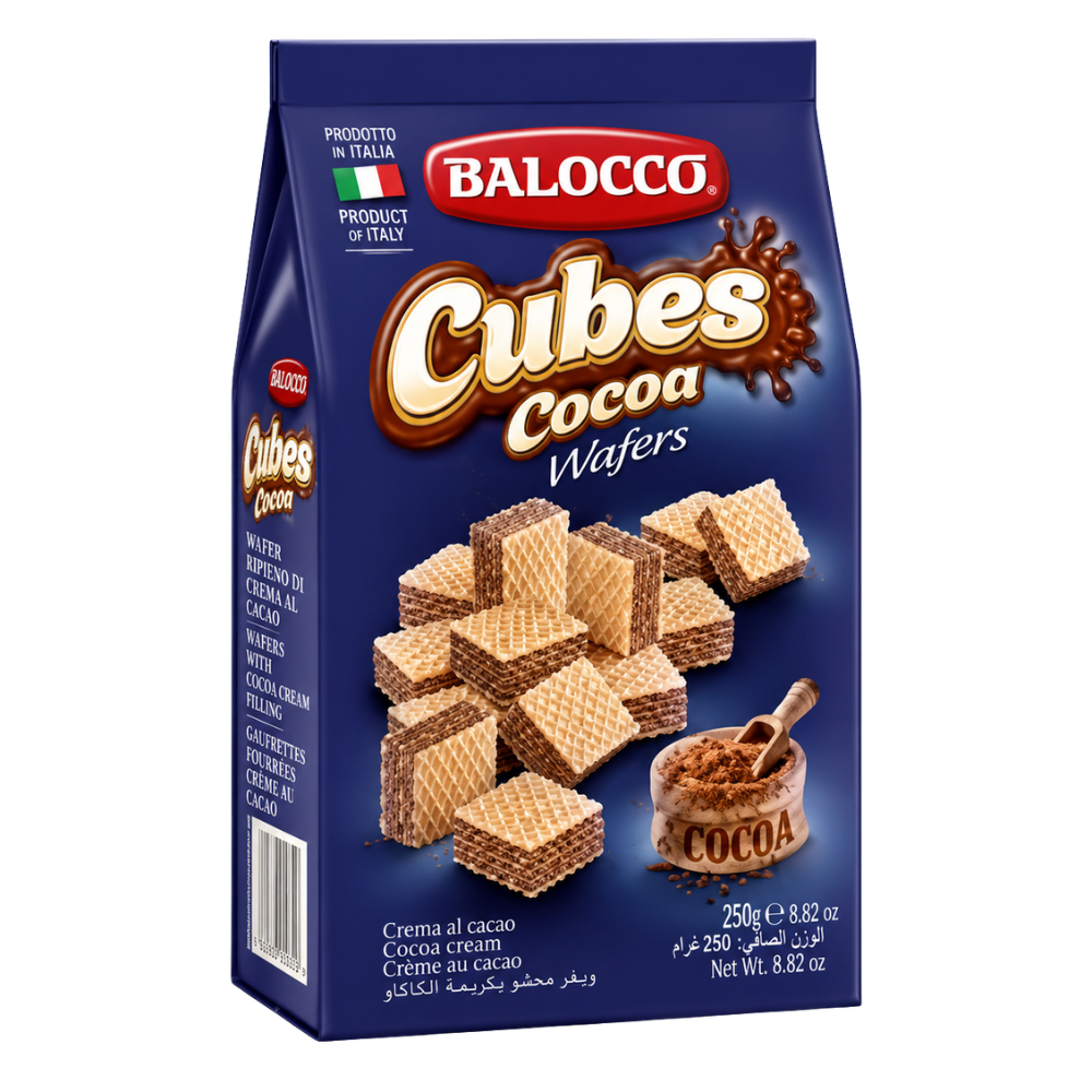 CB06 – Balocco Wafers Chocolate 12×8.8 oz
