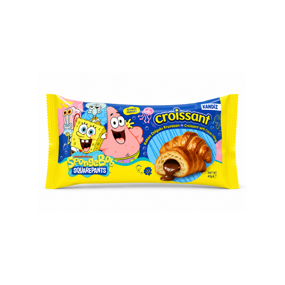 CB14D - Kandiz Sponge Bob Croissant 80 x 40 g