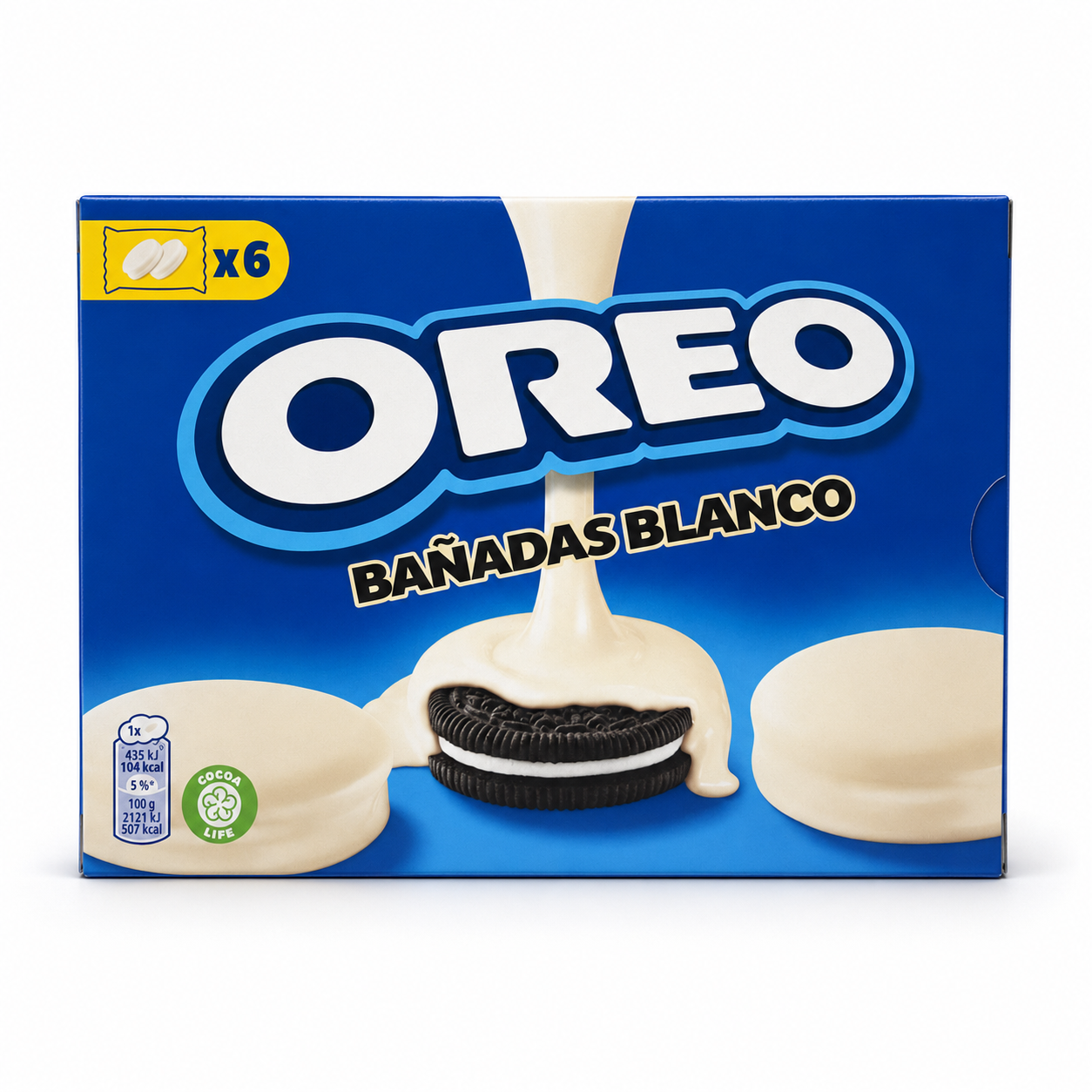 CB21B – Oreo Bañadas Blanco