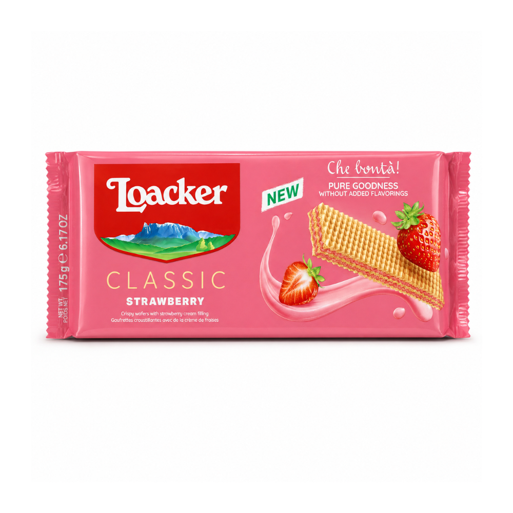 CB4001 - Loacker Classic Strawberry 18 x 175g