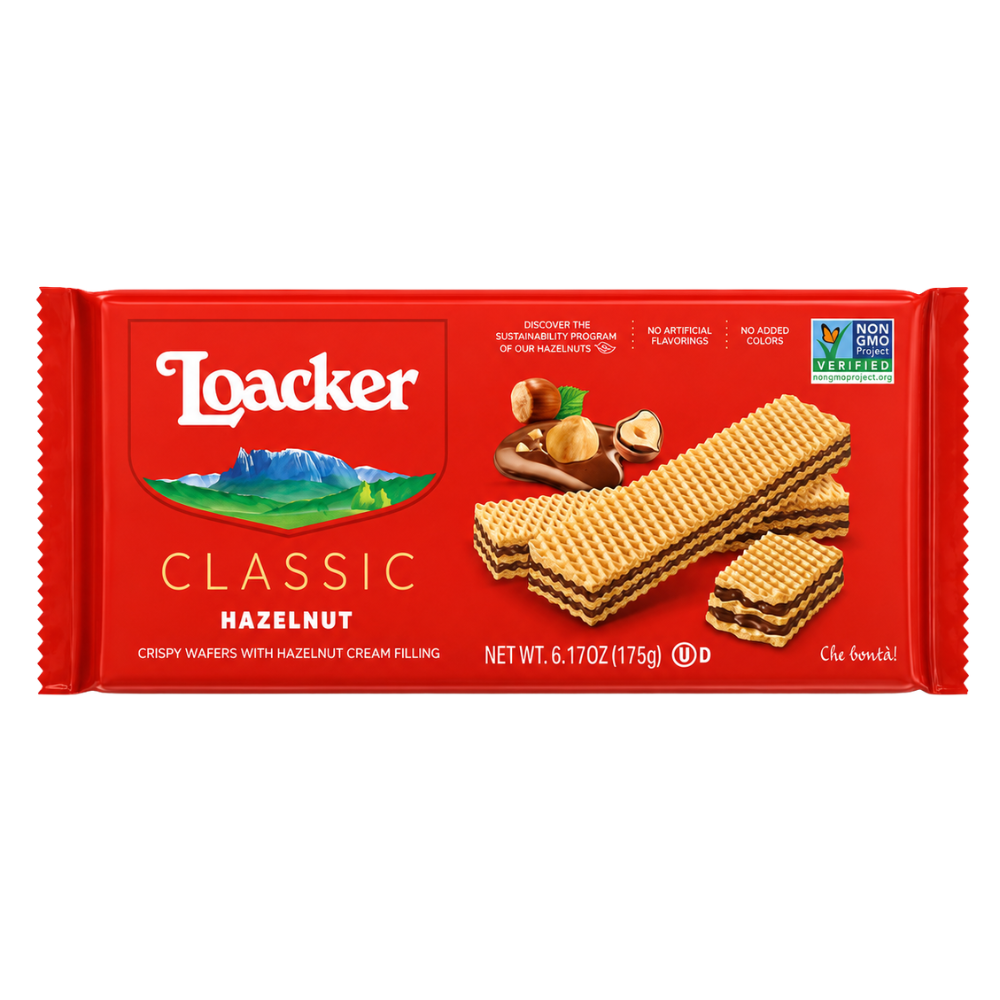 CB40A – Loacker Classic Hazelnut 18 x 175g