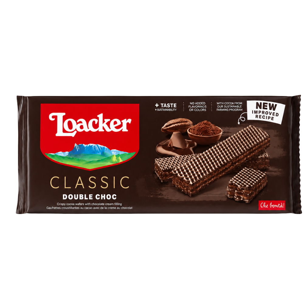 CB40C - Loacker Classic Double Chocolate 18 x 175g