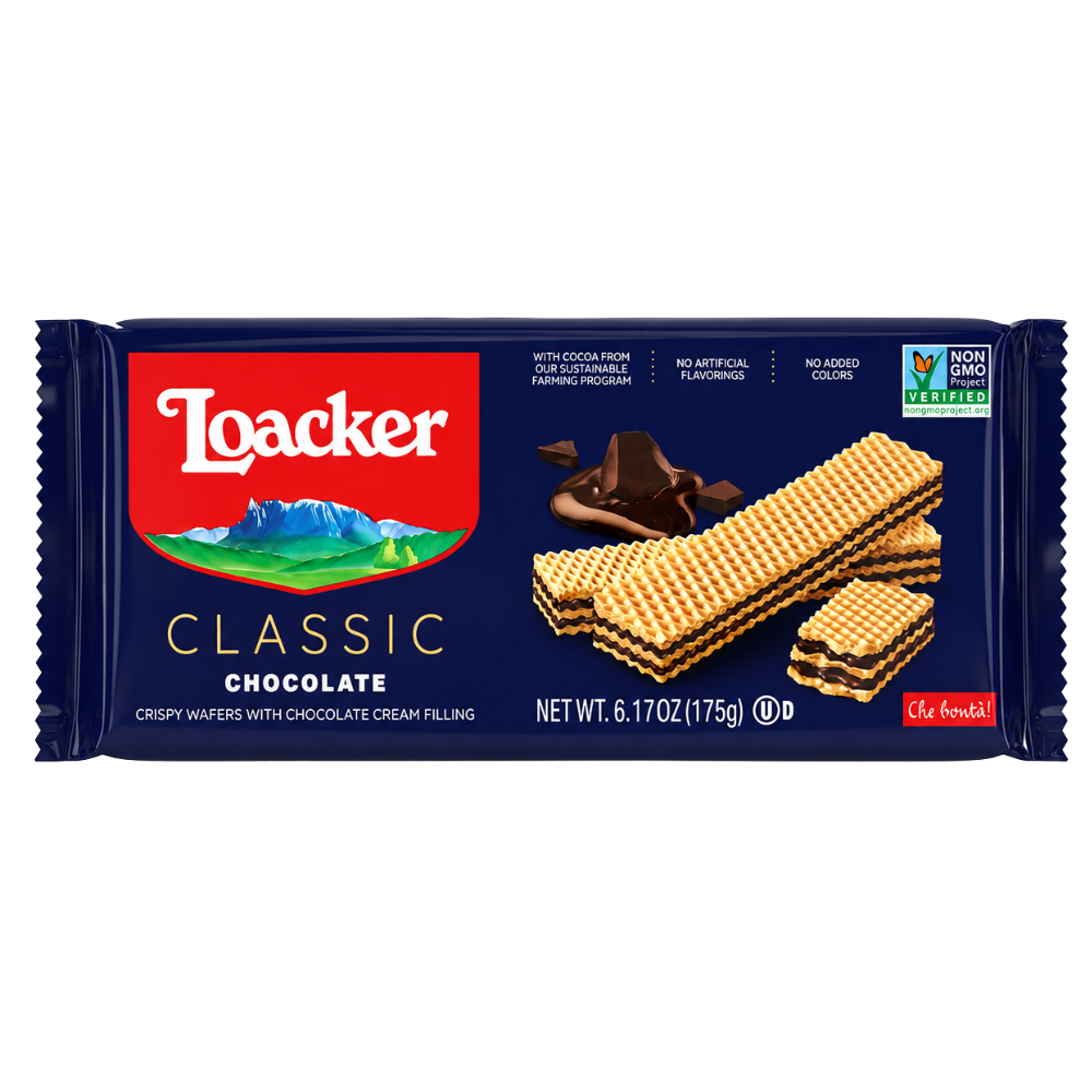 CB40D – Loacker Classic Chocolate 18 x 175 g