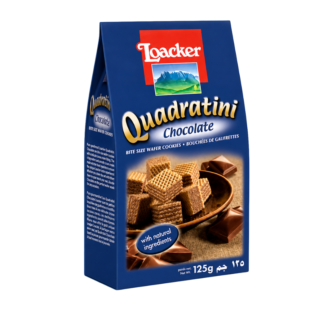 CB41B – Loacker Quadratini Chocolate 6 x 250g