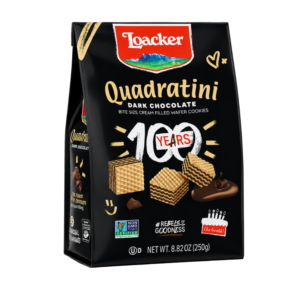 CB41D – Loacker Quadratini Dark Chocolate 6 x 250g