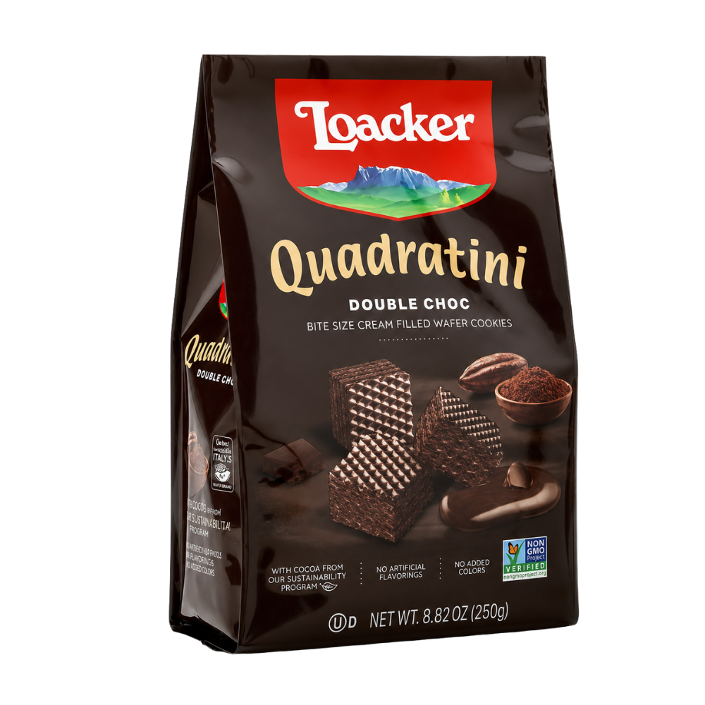 CB41F – Loacker Quadratini Double Choc 6 x 250g