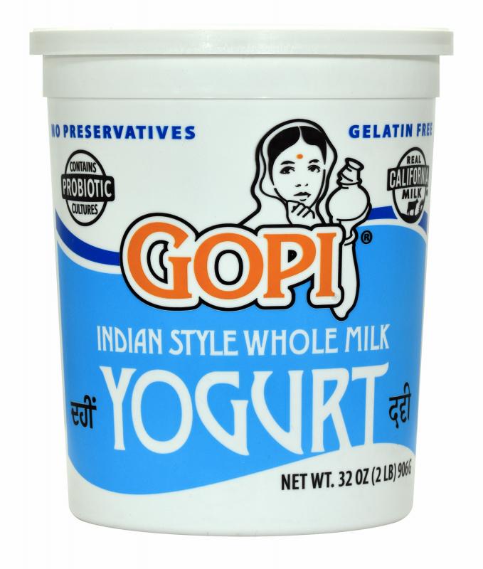 CH00206 - Gopi Whole Milk Yogurt 6 x 2LB