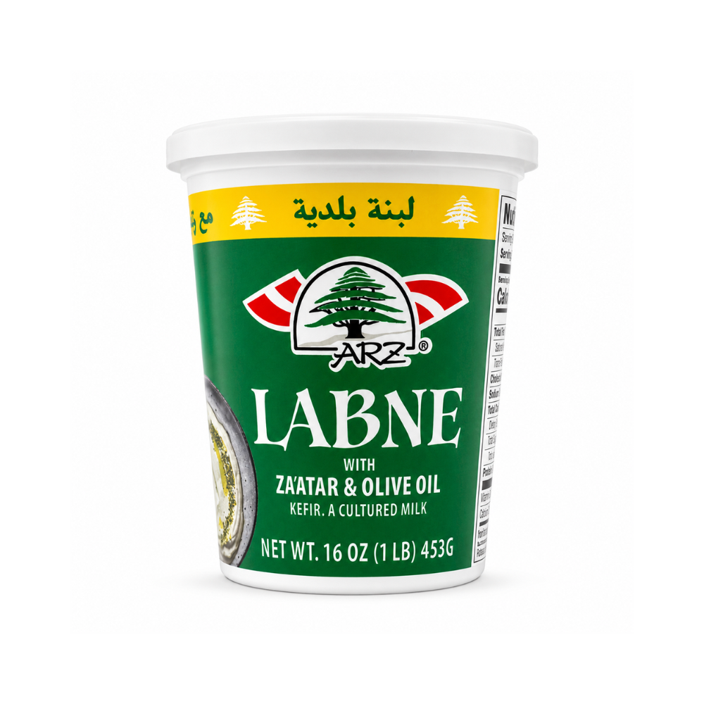 CH0105 – ARZ Labne W/Zaatar & Olive Oil 12 x 16 oz (453g)