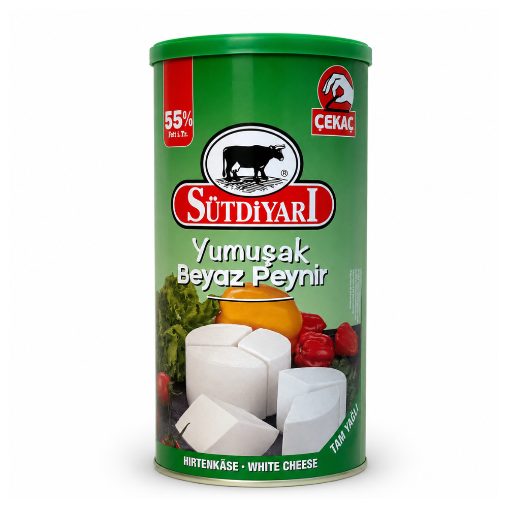 CH13B – Ciftlik Yumusak Beyaz Peynir Feta 6x1kg(Green Lid)
