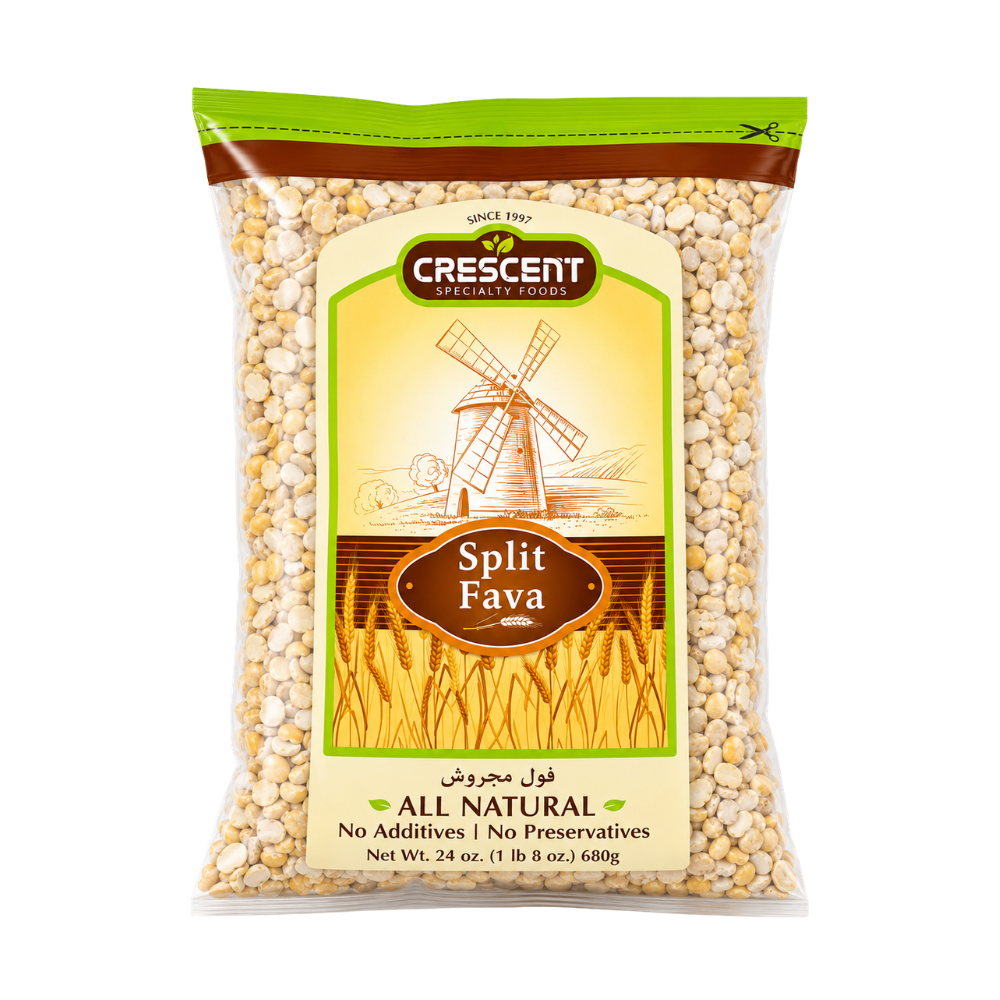 DB12B – Crescent Split Fava Beans 21x24oz