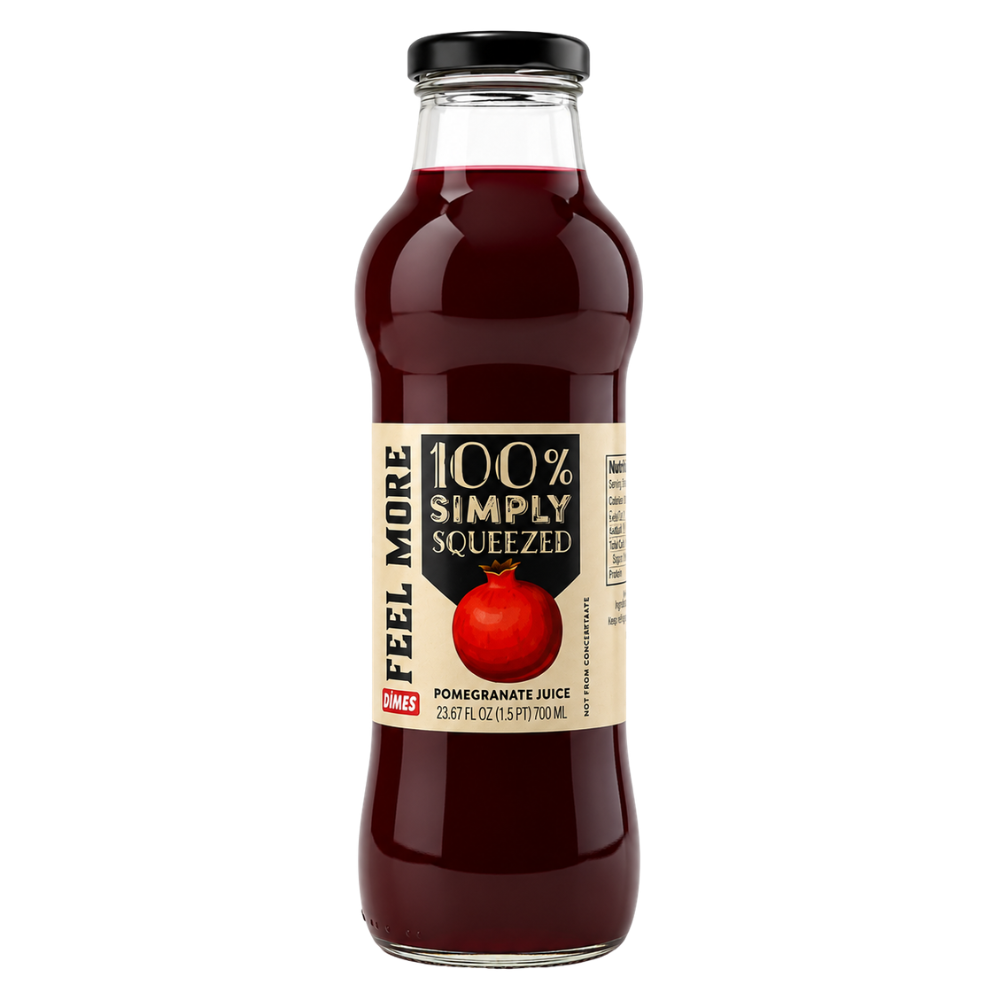 DK53A - Dimes Pomegranate Juice Glass 6 x 700 Ml