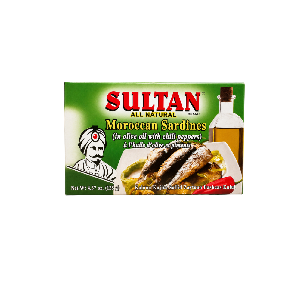 EP21H – Sultan Moroccan Sardines In Olive Oil 50 x 123 gr