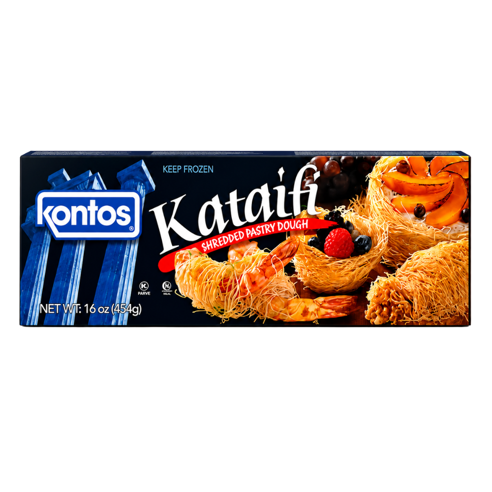 FZ01C – Kontos Kataifi Shredded Pastry Dough 12 x 16 oz