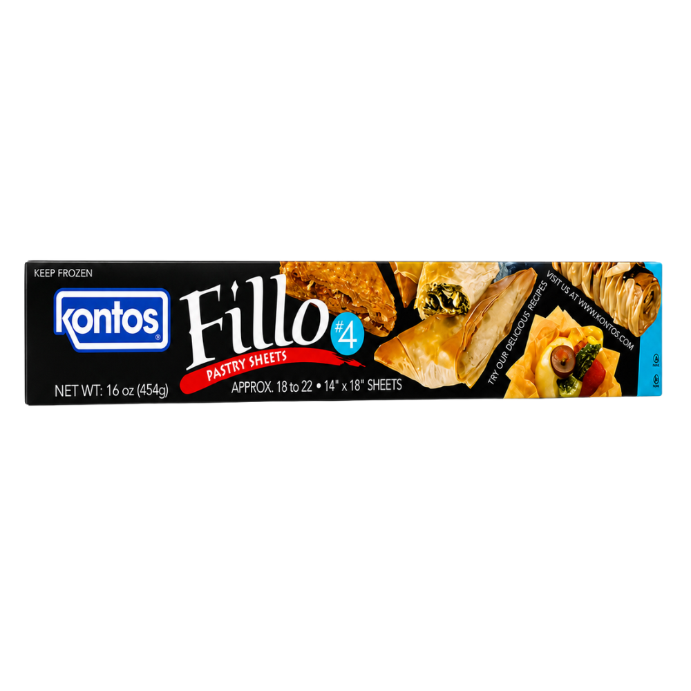 FZ01D – Kontos Fillo Dough #4 24 x 16 oz