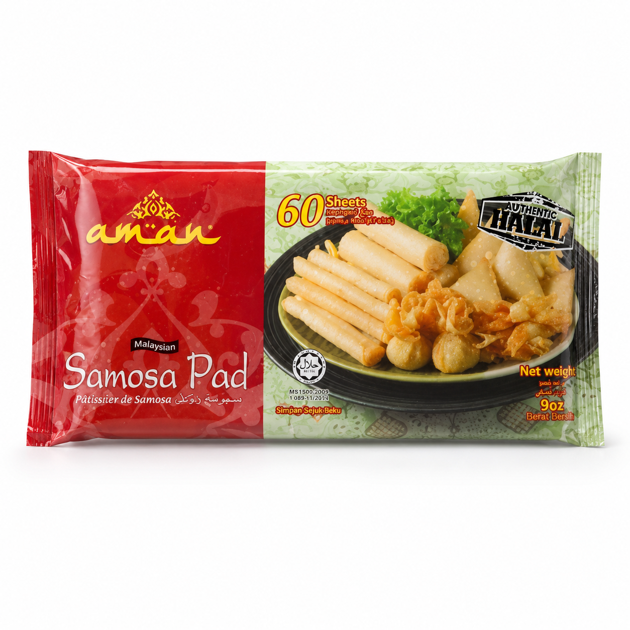 FZ20F - Samosa Pad Aman 40 x 9 oz