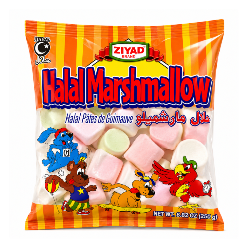 GM05B – Ziyad Marshmallow Color 24 x 251 g