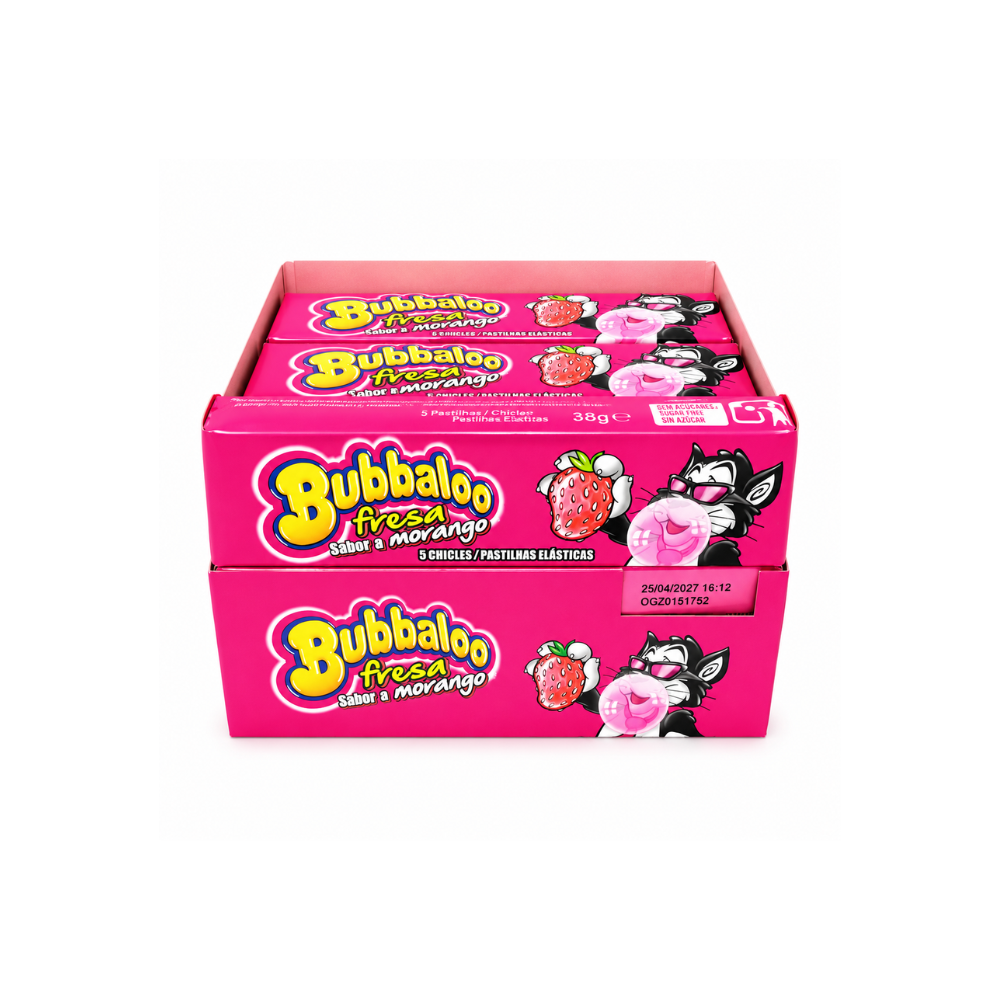 GM102 - Bubbaloo Strawberry Stick 18 x 38g