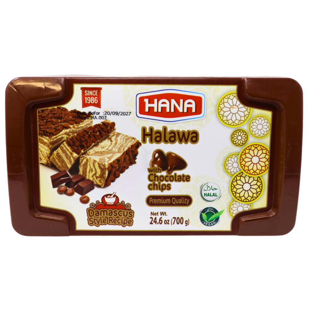 HV0202 - Hana Halawa With Chocolate Chips 12 x 24 oz (700g)