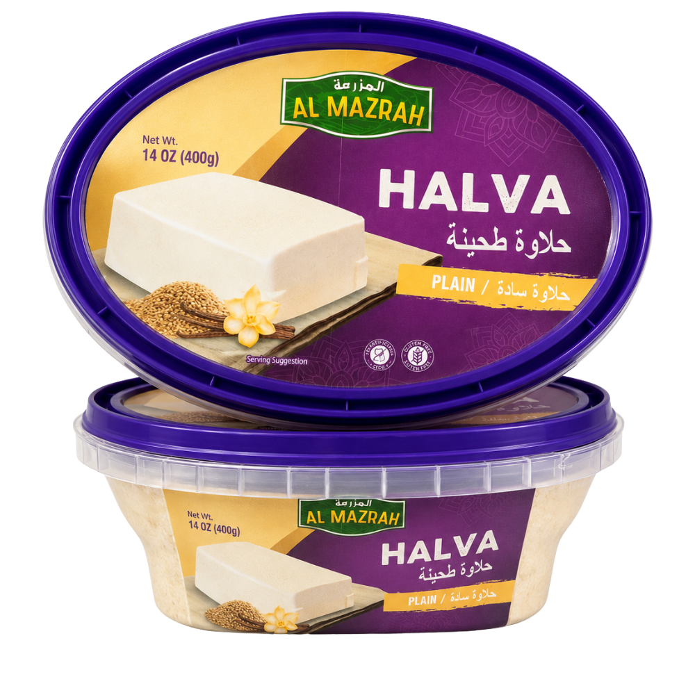 HV25D – Al Mazrah Plain Halva 12 x 28 oz (800g)
