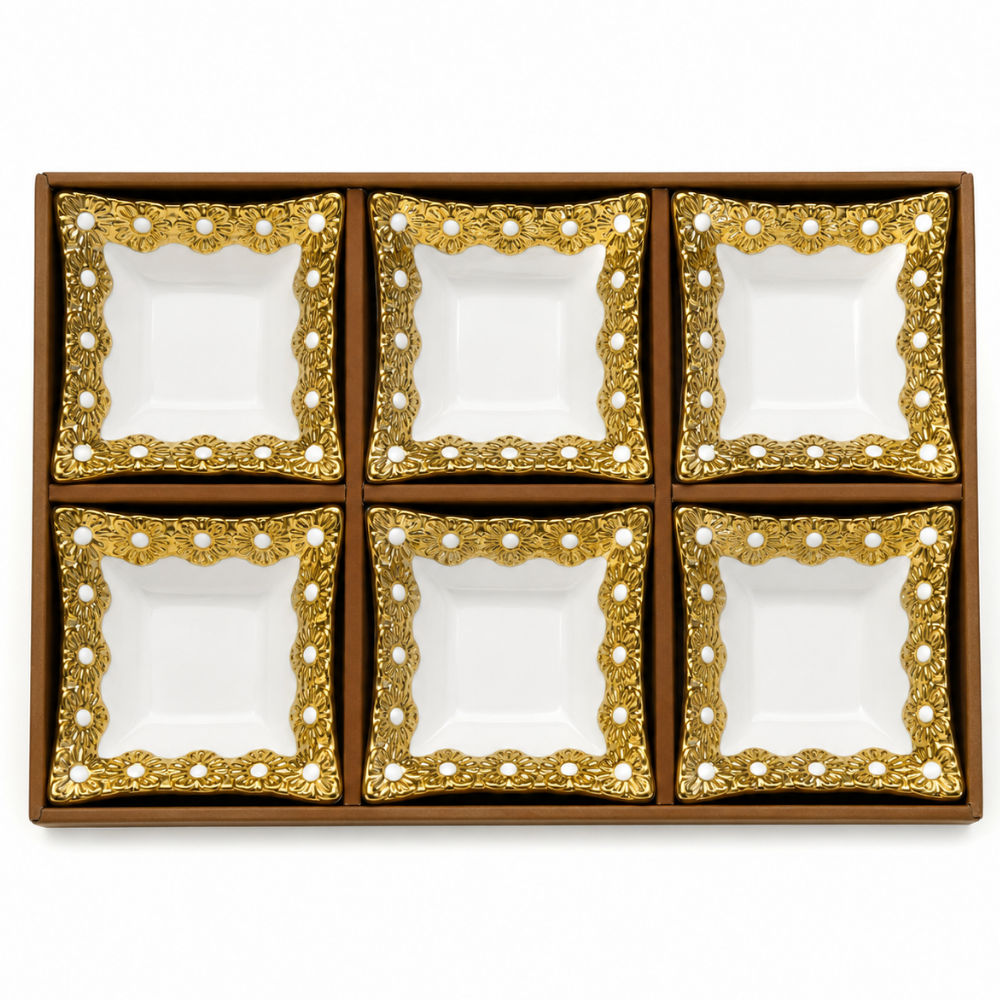 KW84 – AP*** Candy Pot 6 Piece Set (Gold)