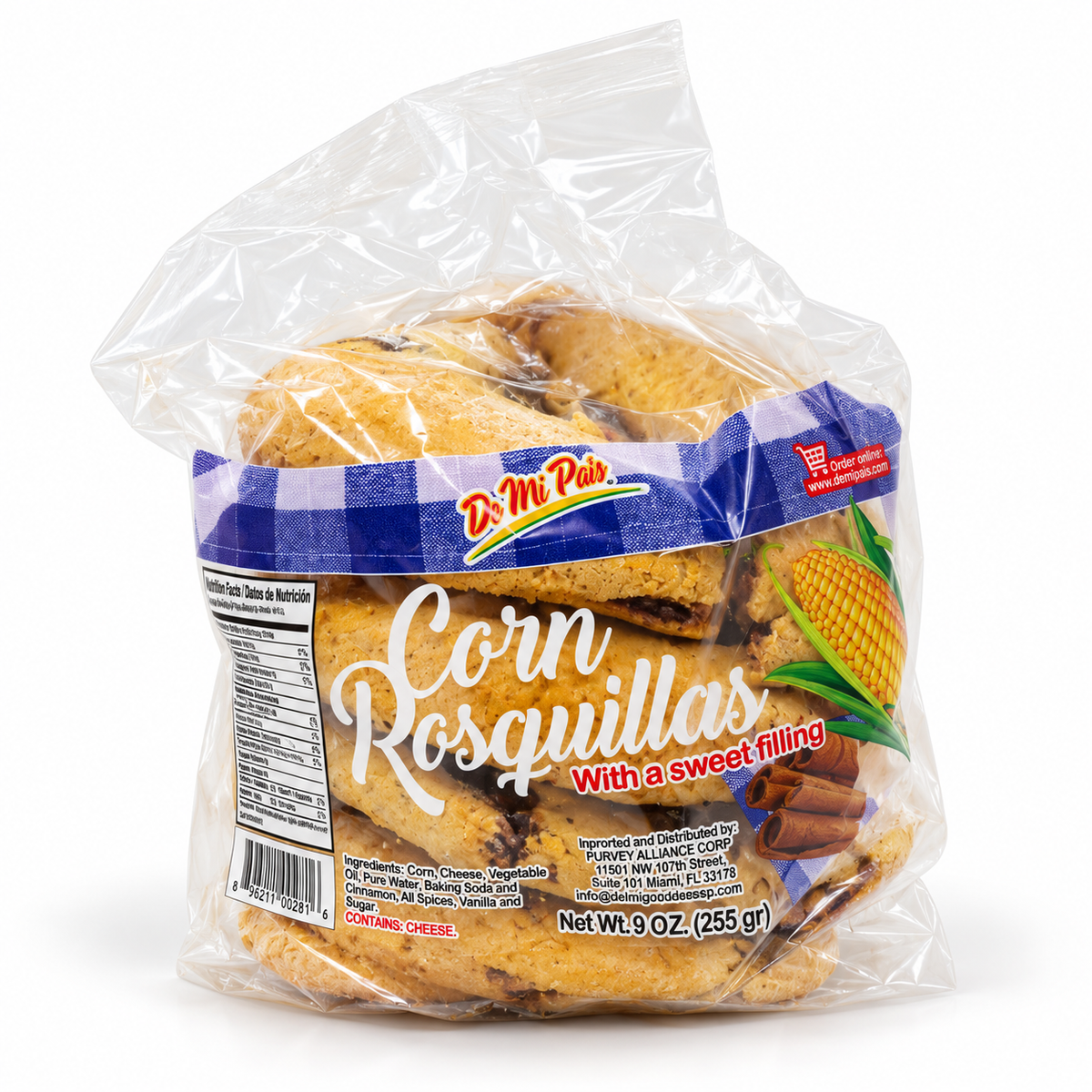 LBK02 - DMP Corn Rosquillas with a Sweet Filling 12 X 255g