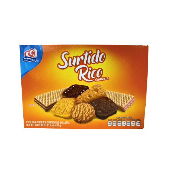 LCB01E - Gamesa Surtido Rico 12 x 15.4 oz (Assorted Cookies)