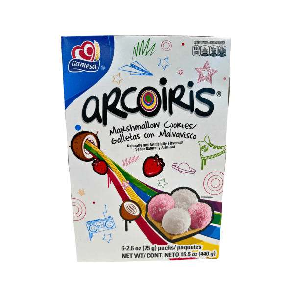 LCB04 - Gamesa Arcoiris Marshmallow Cookies 12 x 15.5 oz