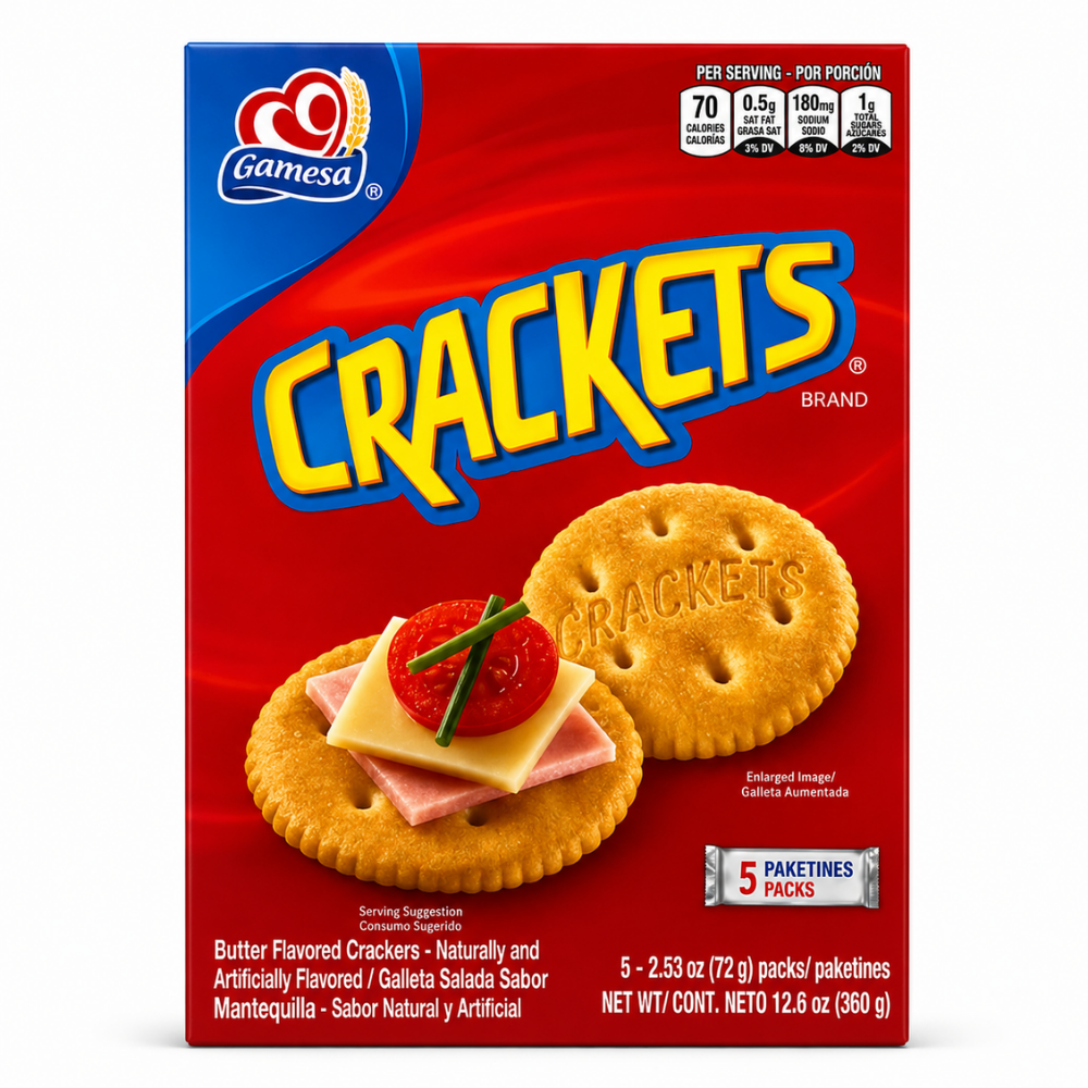 LCB0801 - Gamesa Sabrosas (Crackets) 12 x 360 g