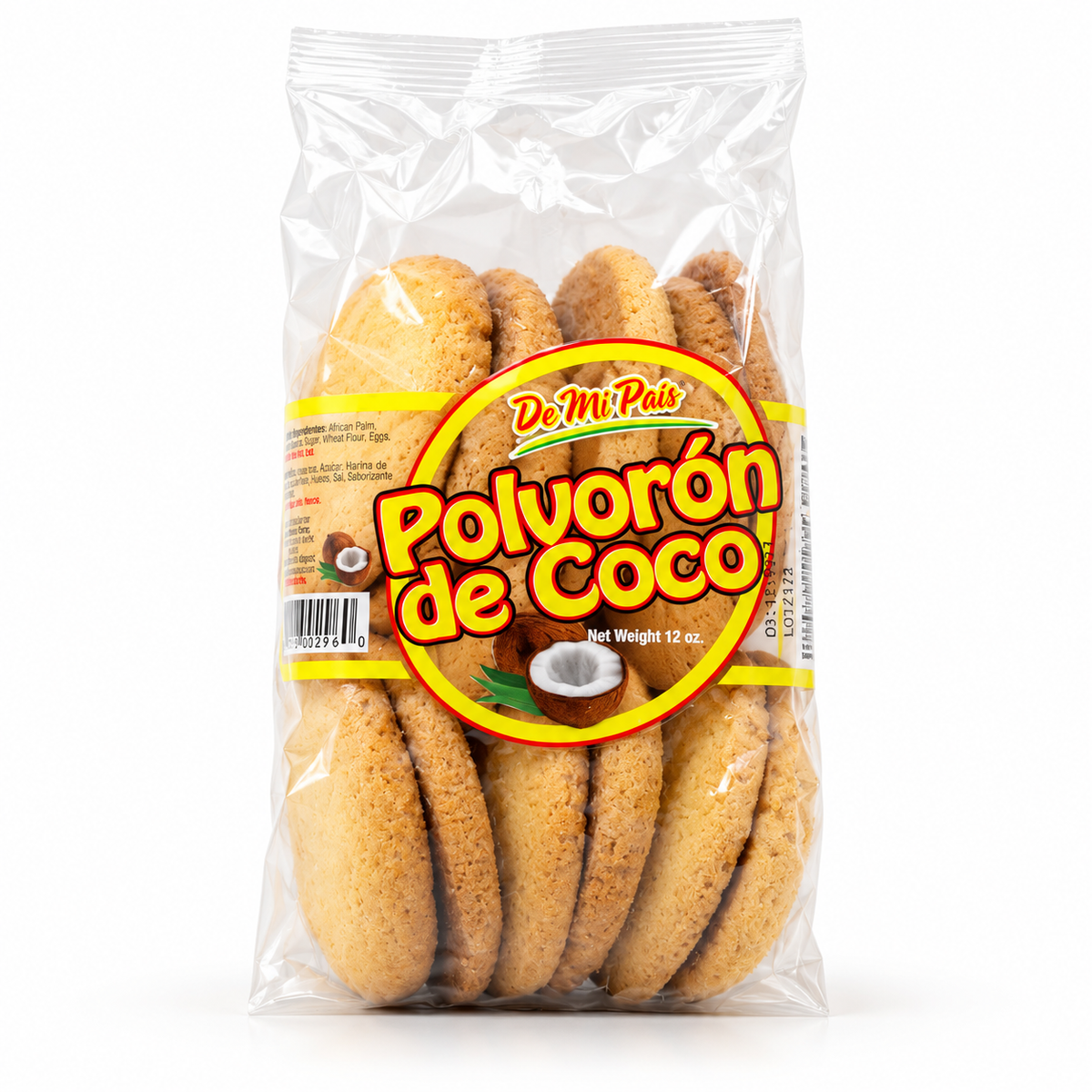 LCB0802 - DMP Polvoron De Coco 12 x 12 oz