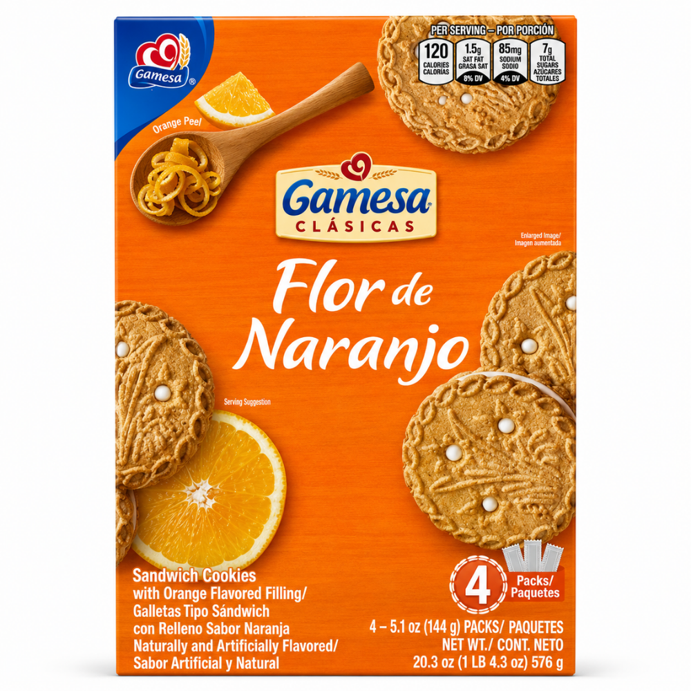 LCB09 - Gamesa Flor De Naranjo 12 x 576 g