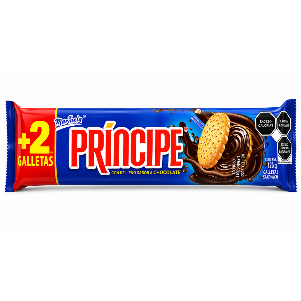 LCB1204 - Galleta Principe Chocolate 22 x 126 g