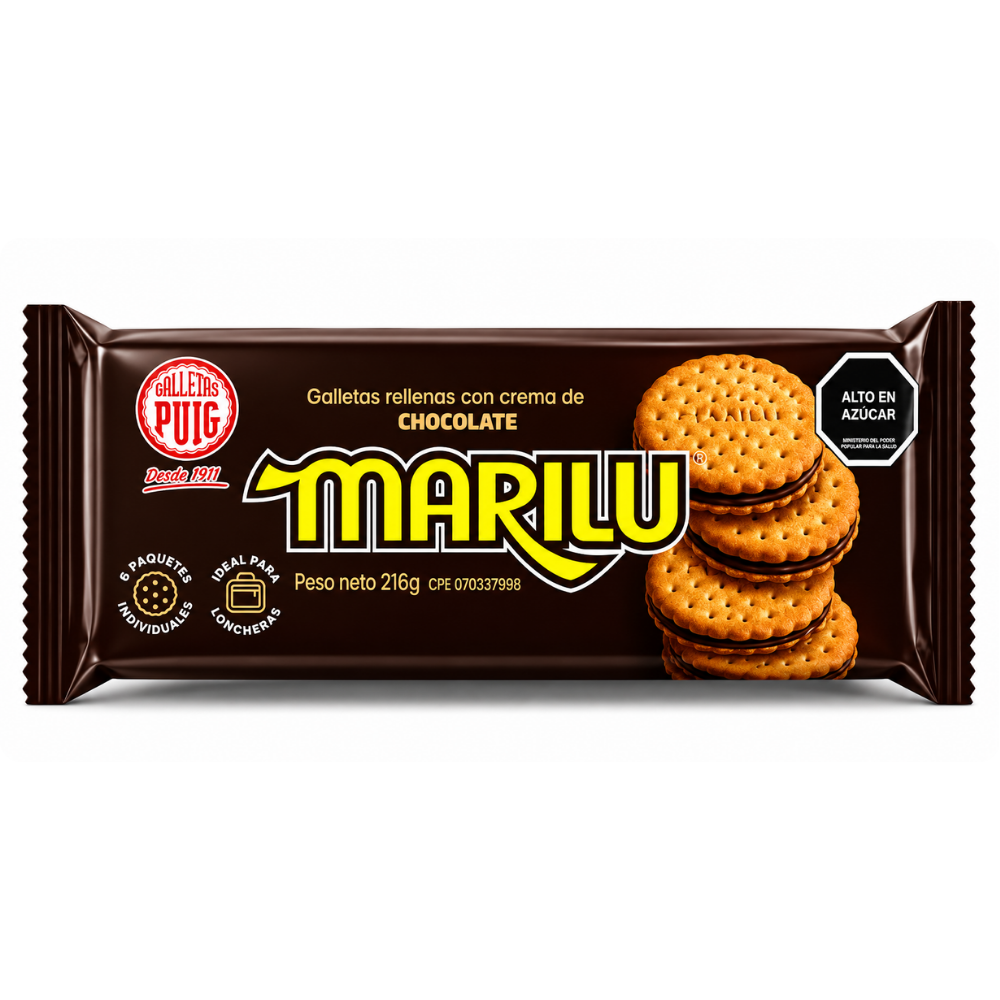 LCB2304 - Chocalate Galletas Marilu 24 x 216 g
