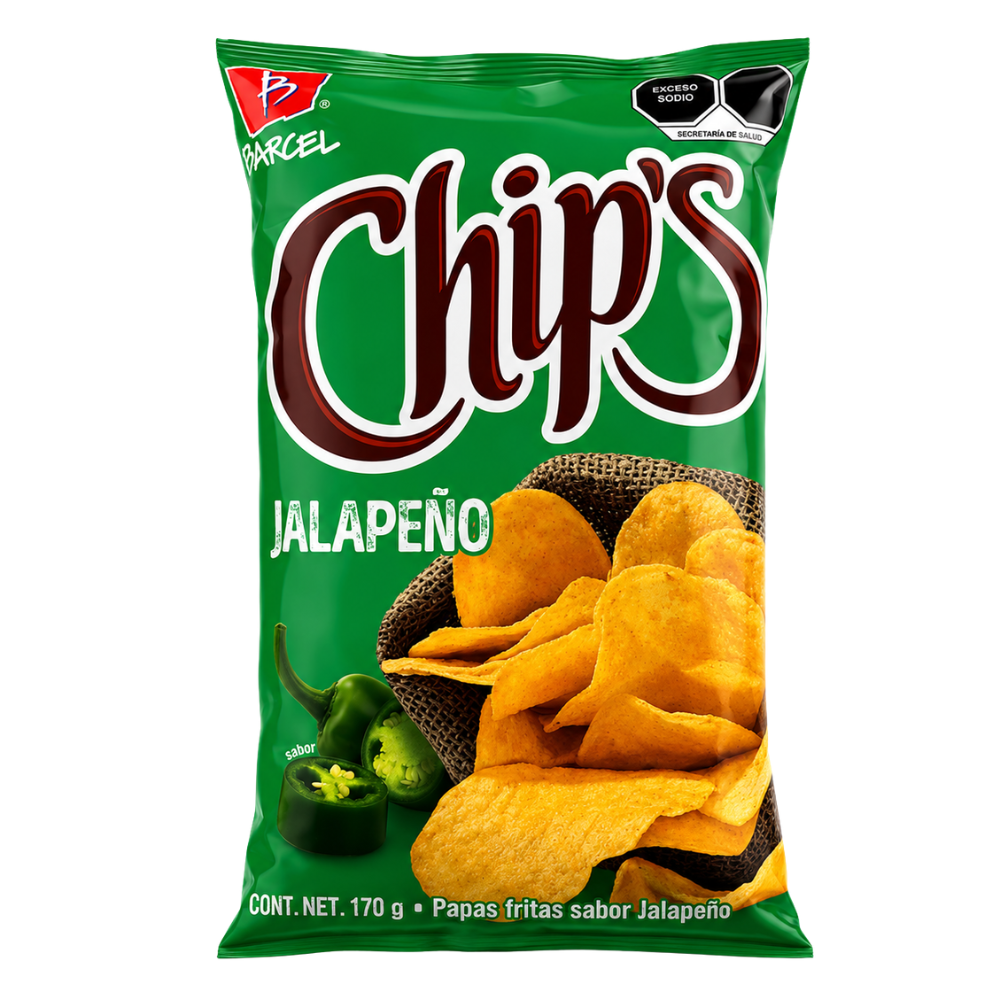 LCP02A - Barcel Chip's Jalapeno 1 x 170 g