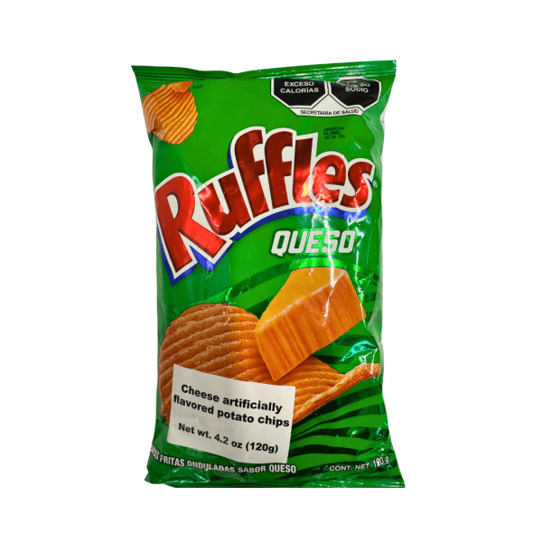 LCP04 - Ruffles Queso 1 x 120 gr (Cheese Artificially)