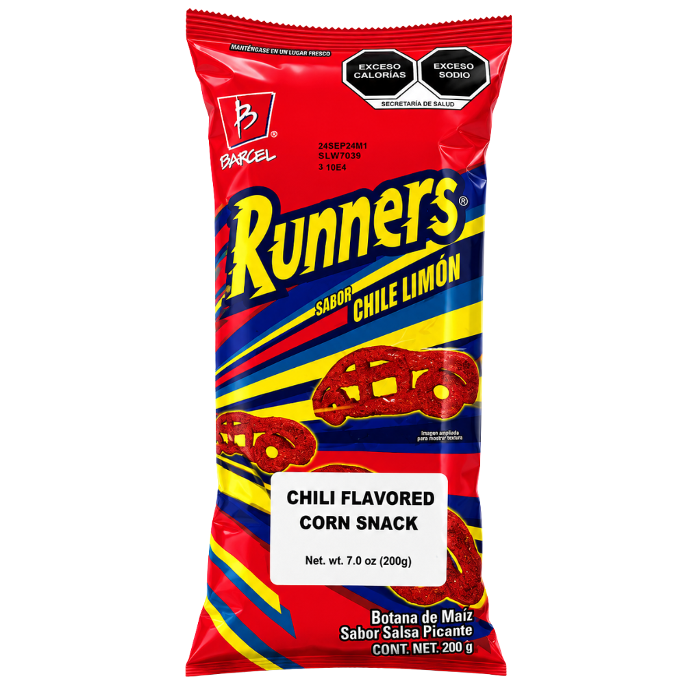 LCP07A - Runners Sabor Chile Limon Chips 1 x 7.0 oz (200 g)
