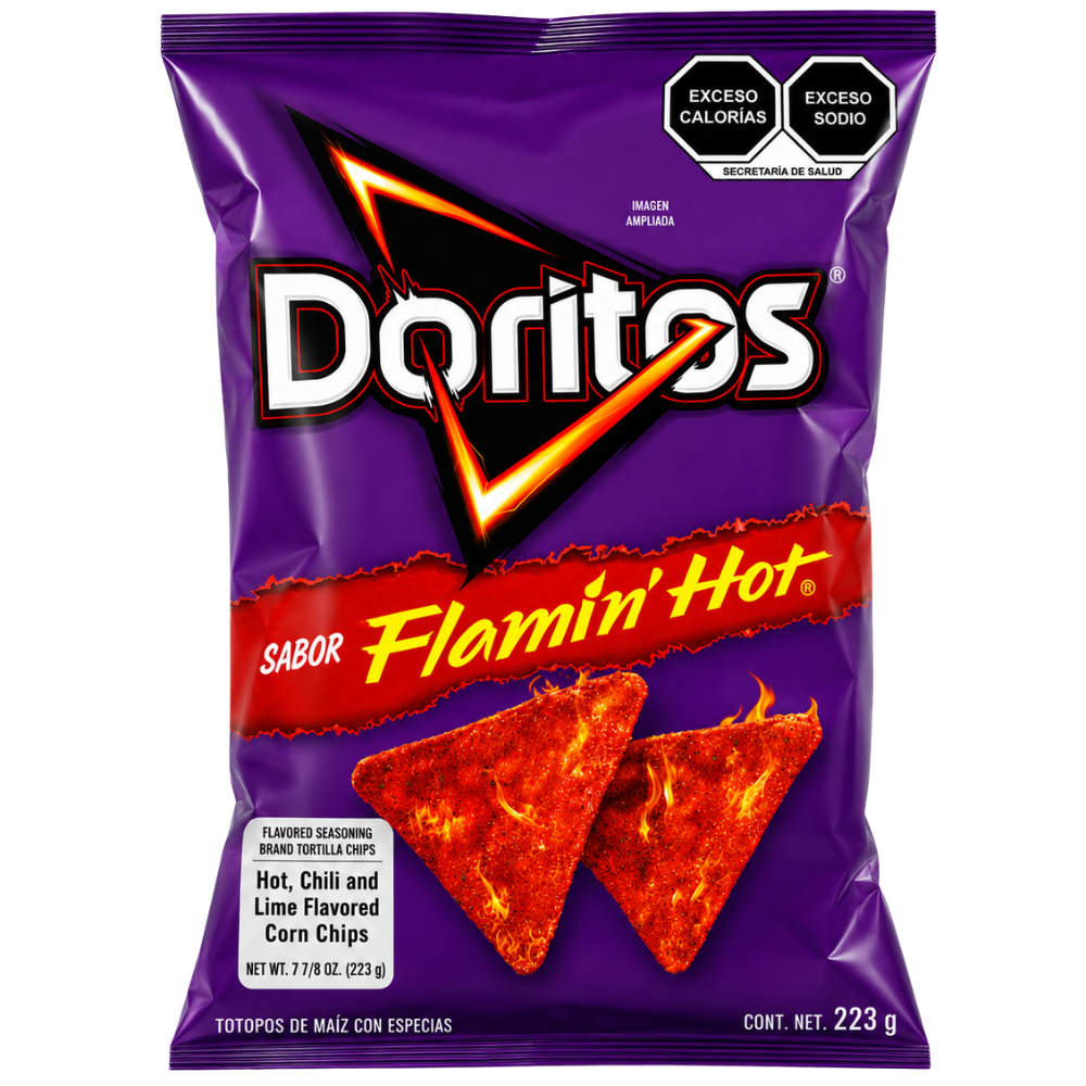 LCP0803 - Doritos Extra Flamin Hot Chips 1 X 223 gr