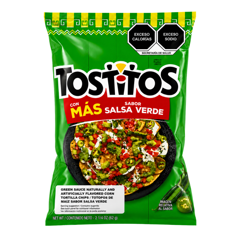 LCP09G - Sabritas Tostitos Salsa Verde (Small) 1 x 62 gr