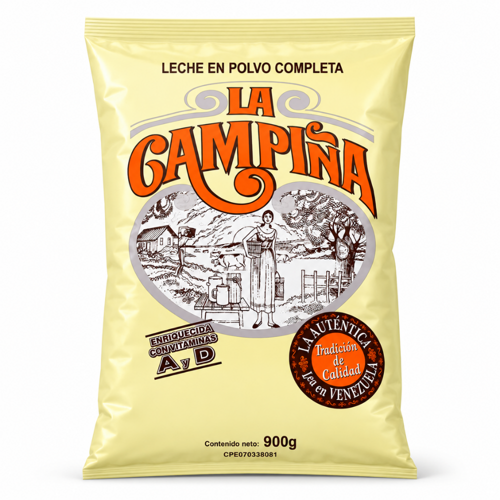 LDB0306 - La Campina Leche En Polvo Completa 12 x 900 g