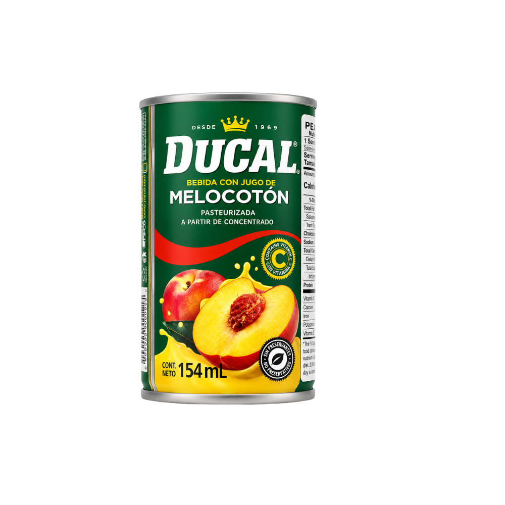 LDK0802 - Ducal Melocoton Jugo 48 x 5.5 Oz (154 ml)