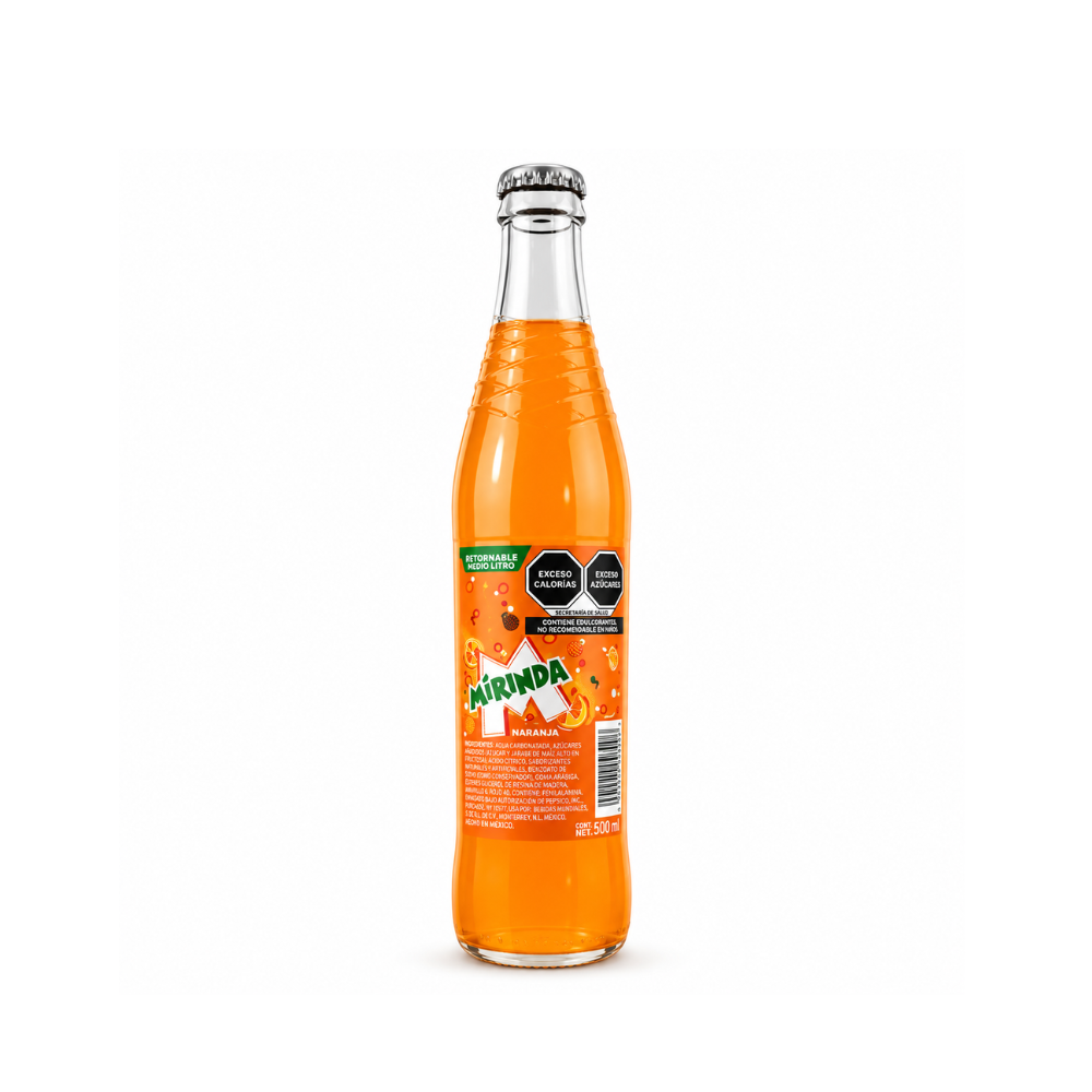LDK11017 - Mirinda Drink Glass Bottle 24 x 500 ml