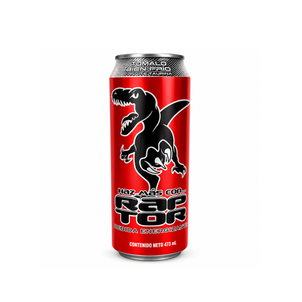 LDK13007 - Raptor Bebida Energizante Drink 24 x 473 ml