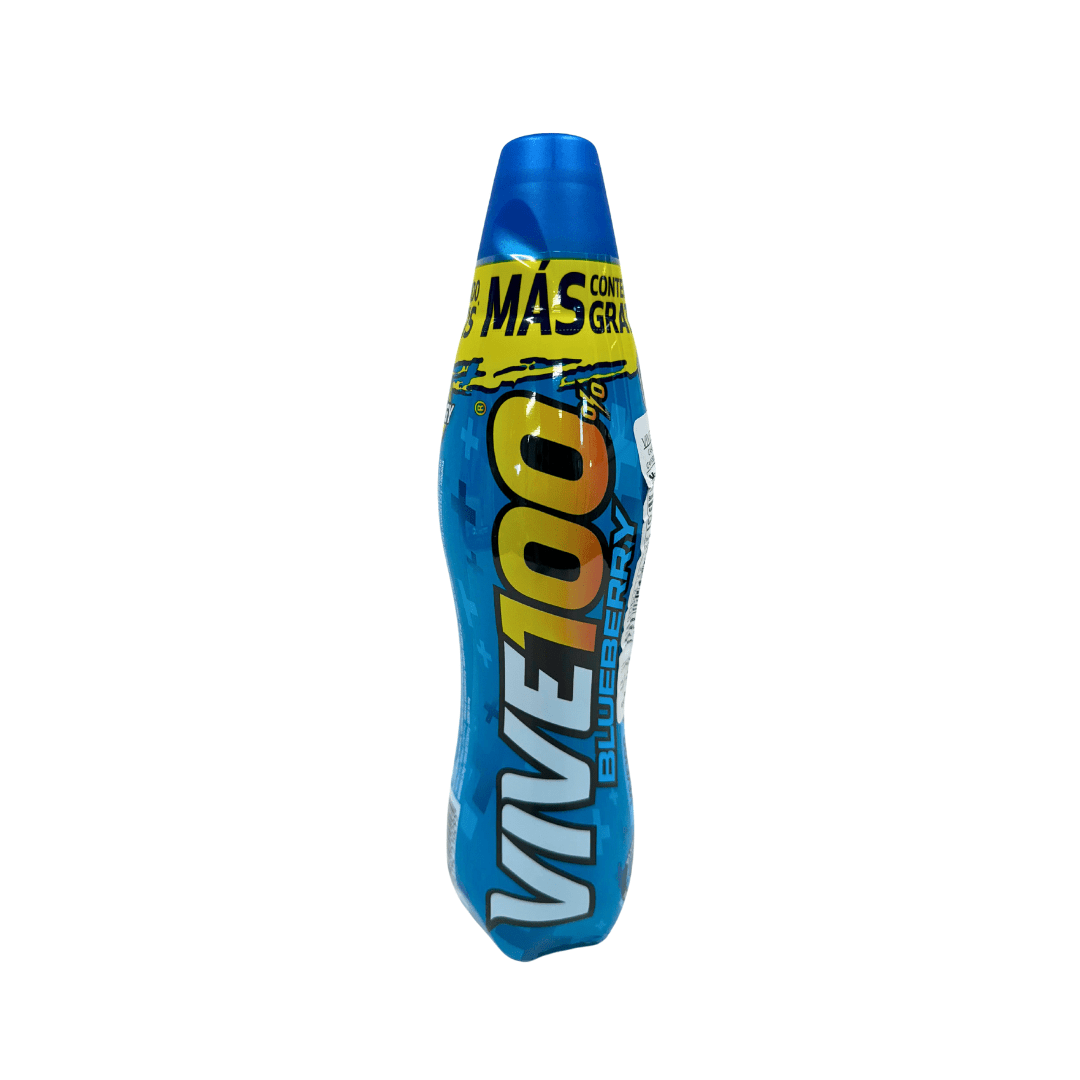 LDK11020 - VIVE 100 Mora Azul ( Bluebery) Energy Drink Plastic Bottle 24 x 500 ml ( Blue)