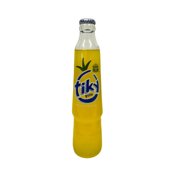 LDK25010 - Tiky Pina Soda Vidrio 24 x 12 oz mL Glass Bottle ( Pineapple )