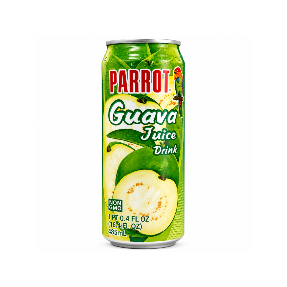 LDK28003 - Parrot Green Guava Juice Drink 24 x 485 ml