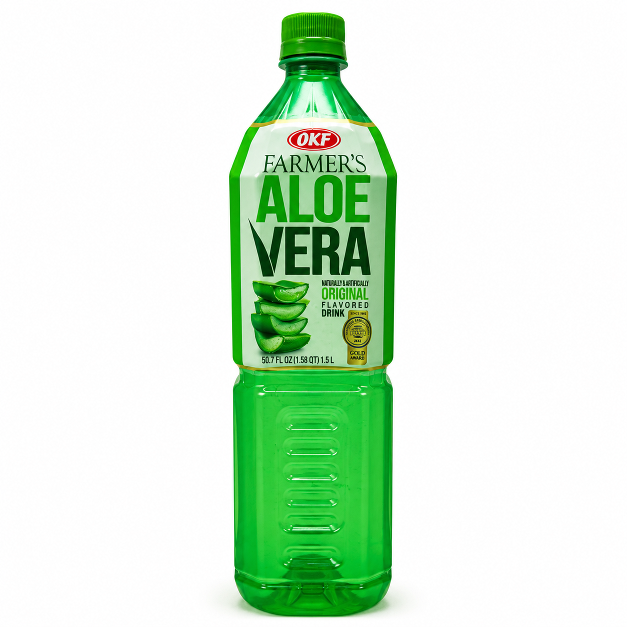 LDK30008 - OKF Aloe Vera Original Drink Plastic Bottle 12 x 1.5 Lt